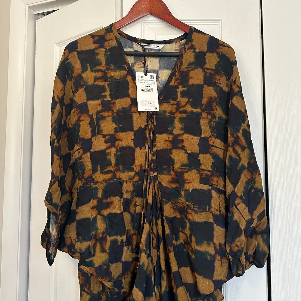 Printed Kaftan Dress